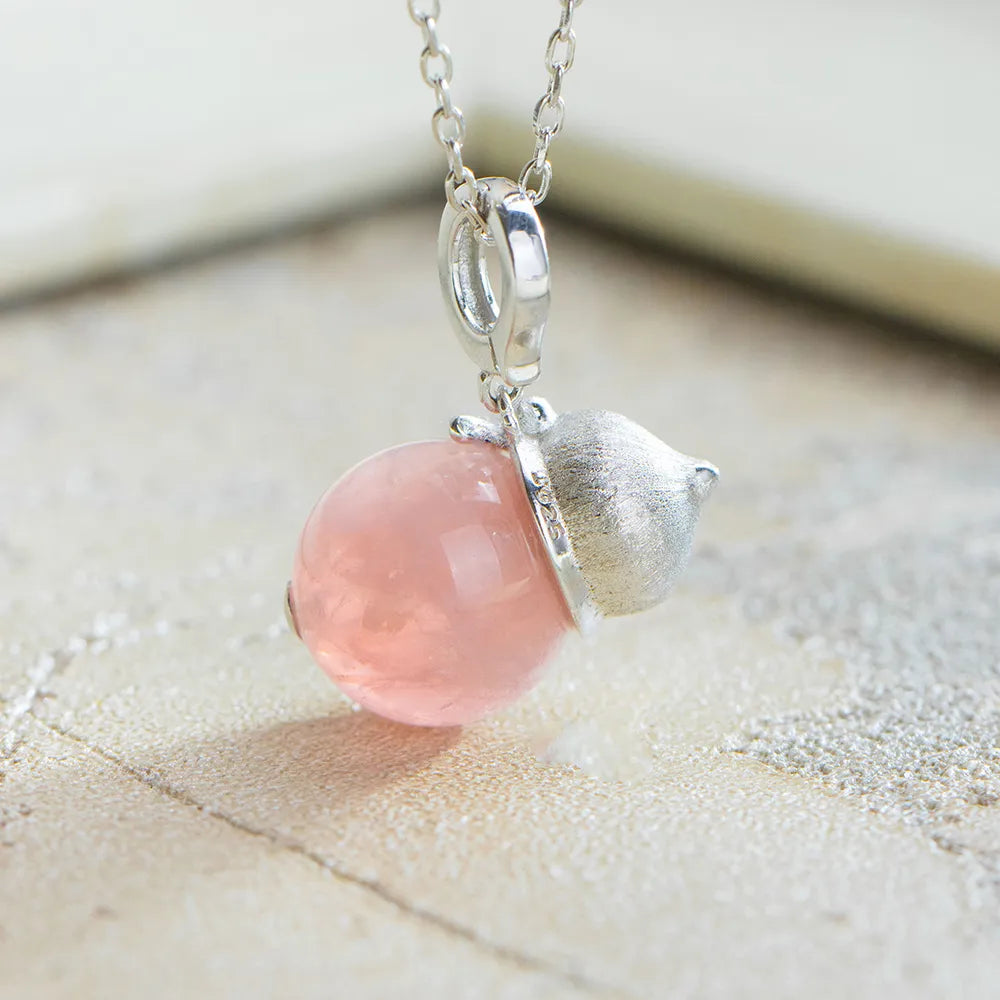 Hulu Rose Quartz Necklace