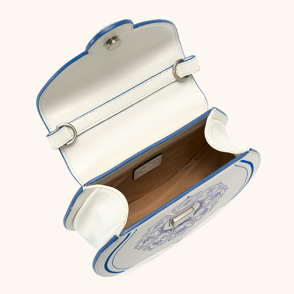 Blue and White Porcelain Handbag