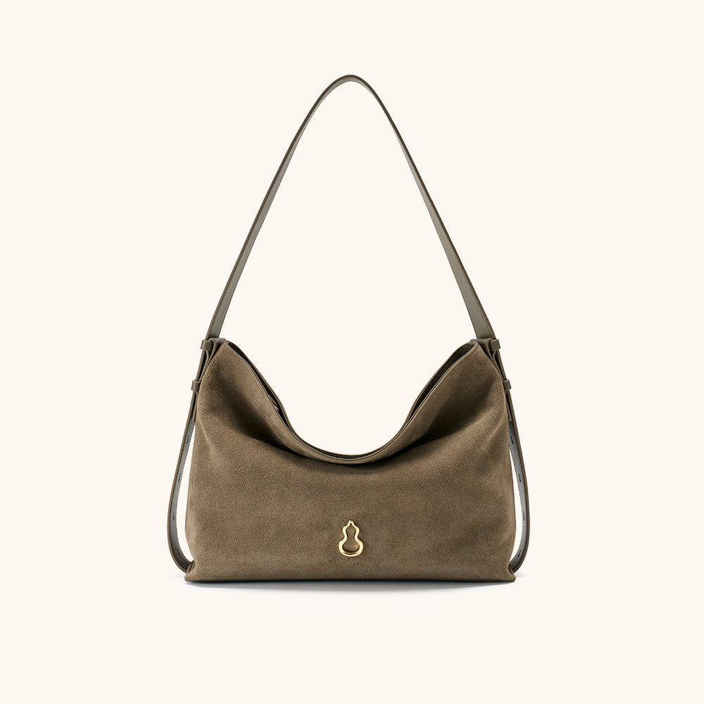 Medium Flow Hobo (Double-Faced Suede)