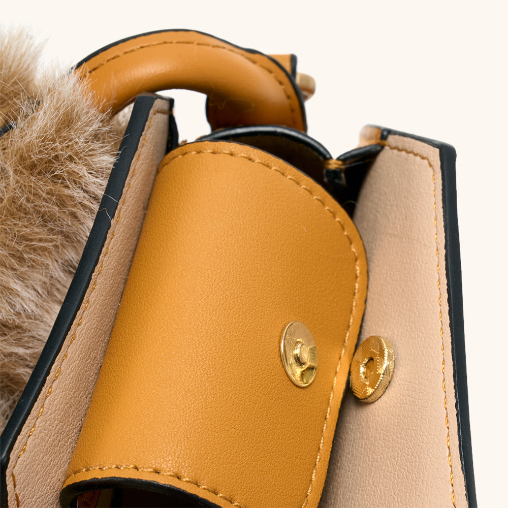 Tiger Pop Mini Purse in Yellow