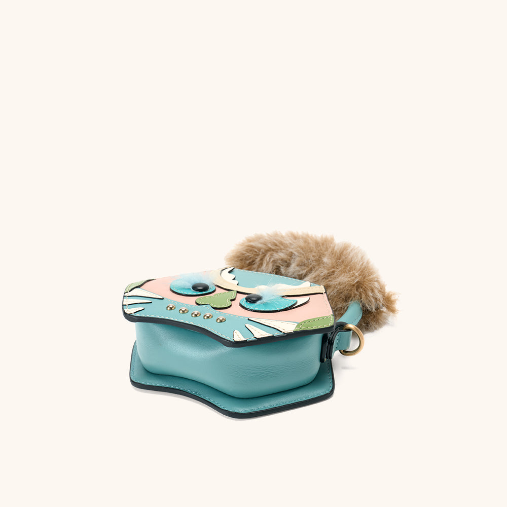 Tiger Pop Mini Purse in Blue