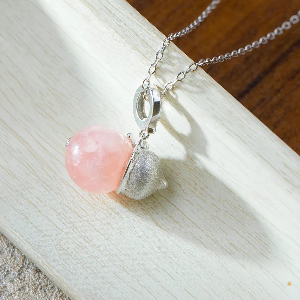 Hulu Rose Quartz Necklace