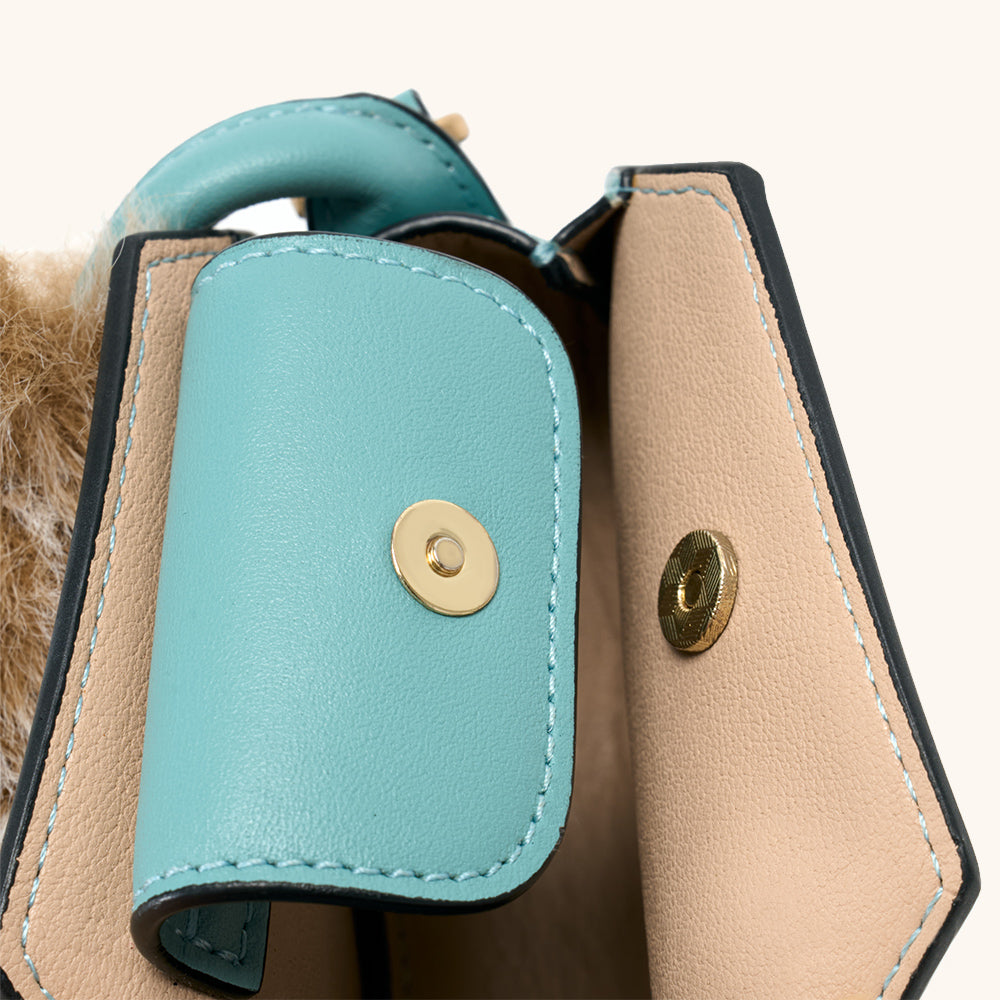 Tiger Pop Mini Purse in Blue