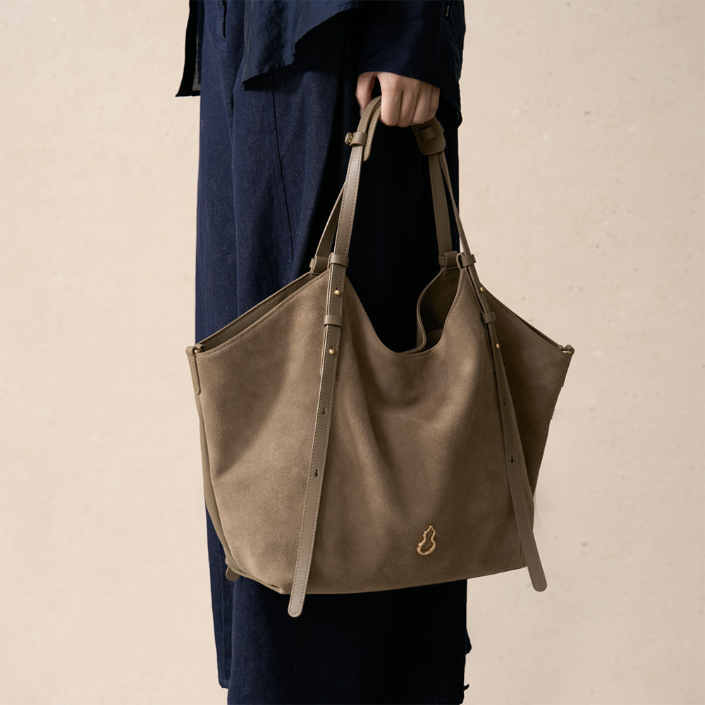 Fulfill Double-Faced Suede Tote