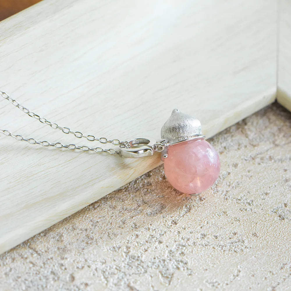 Hulu Rose Quartz Necklace