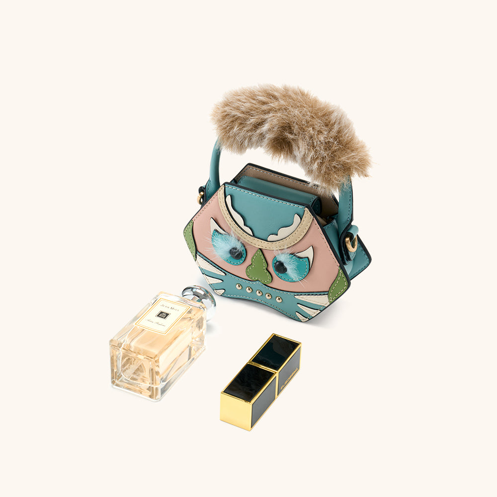 Tiger Pop Mini Purse in Blue