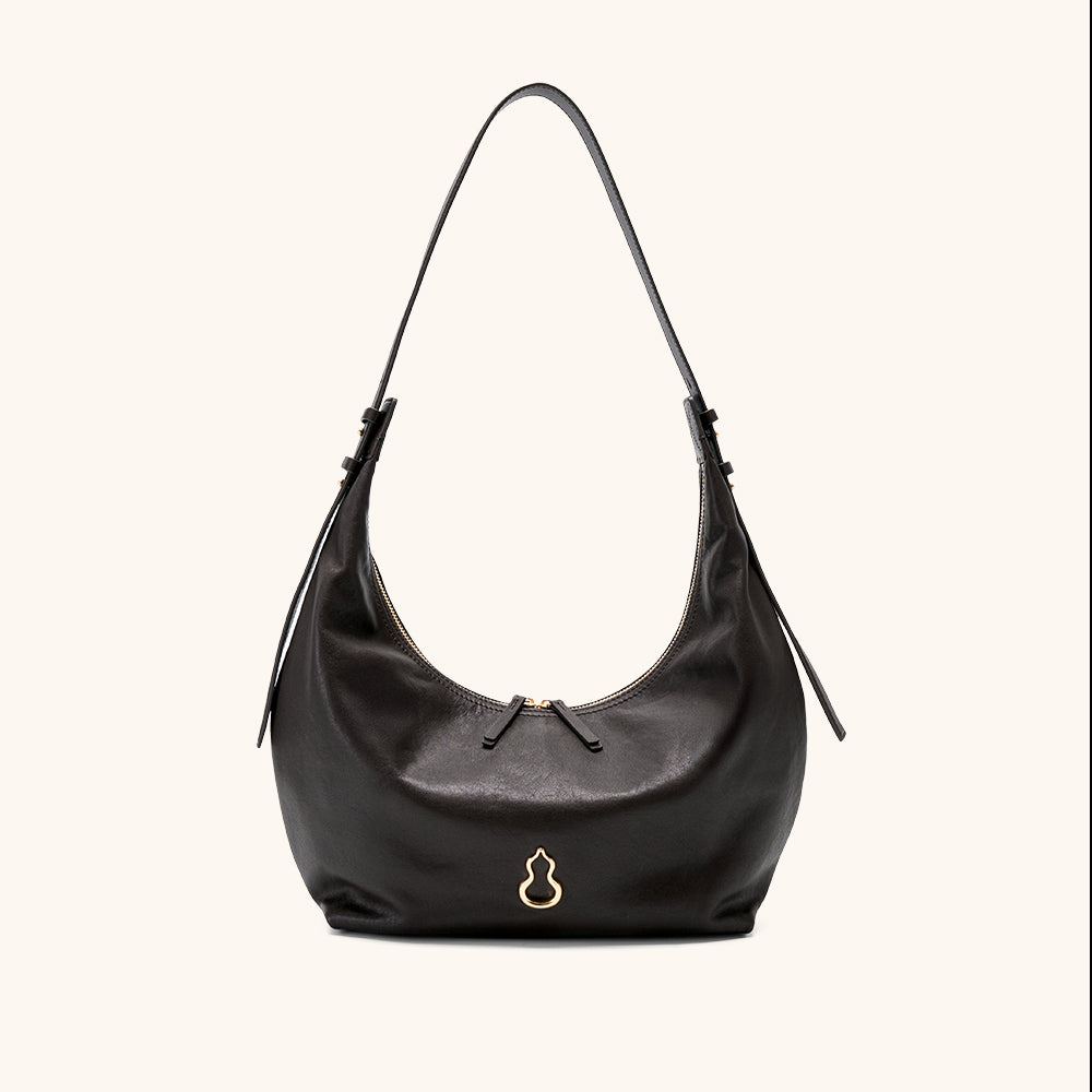 Large Flow Crescent Bag (Vegetable-Tanned)