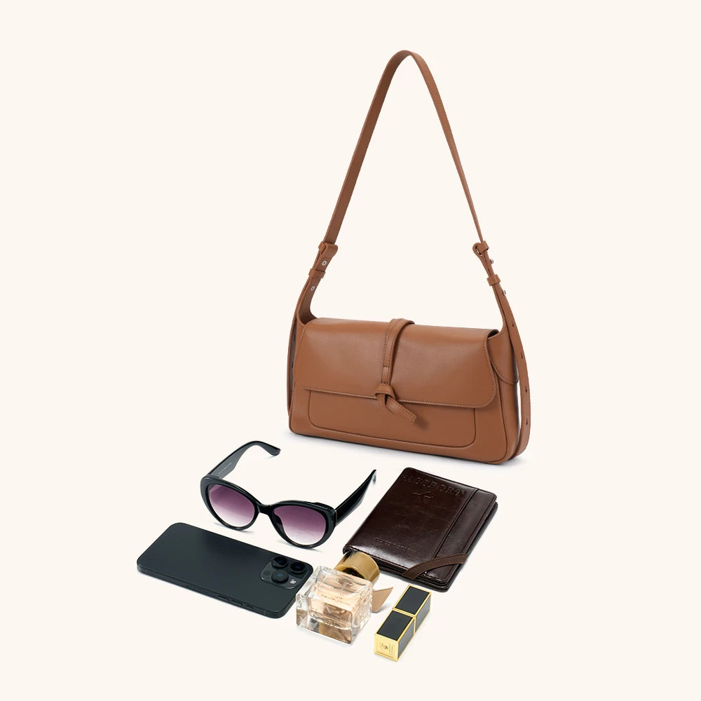 Latch Knot Shoulder Bag