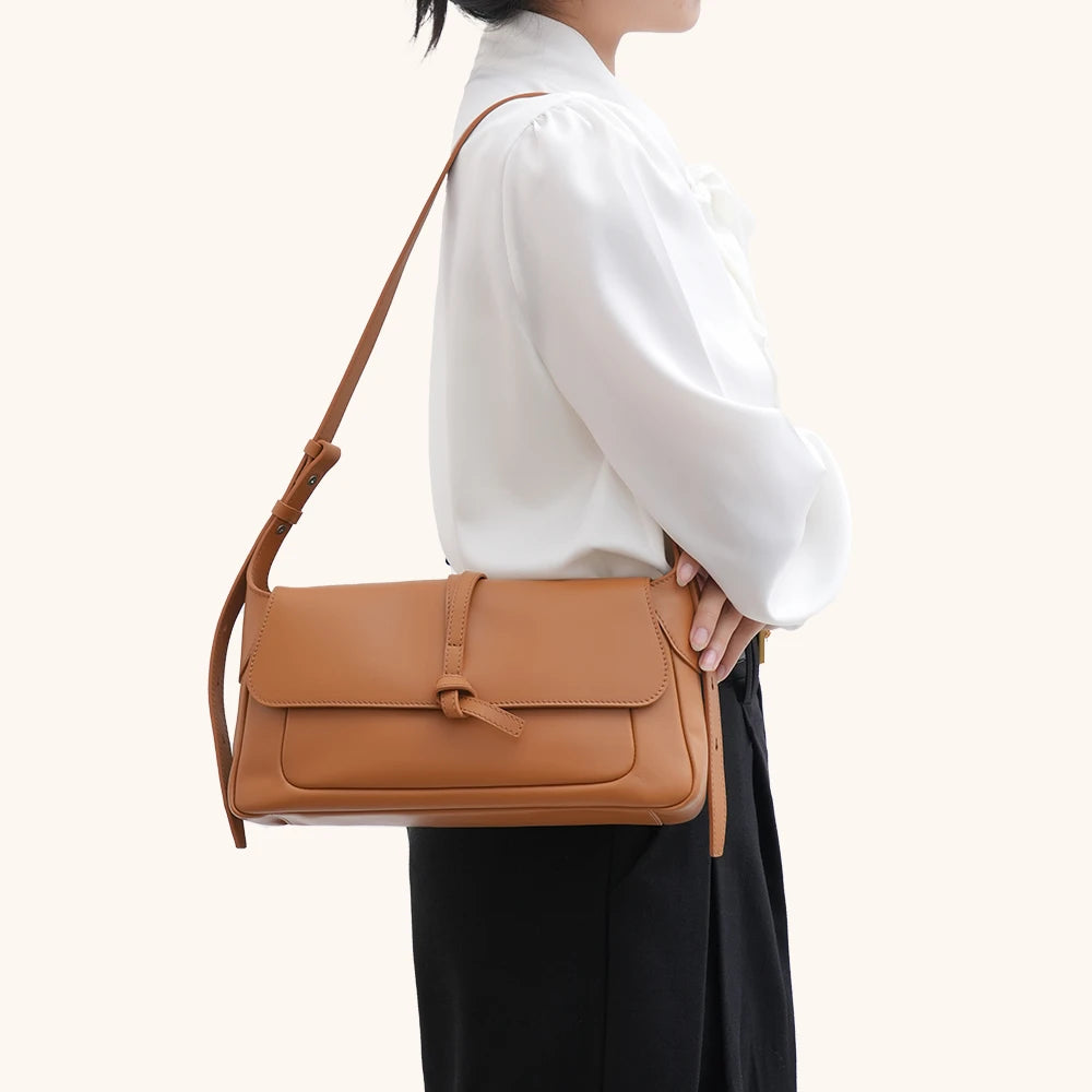Latch Knot Shoulder Bag