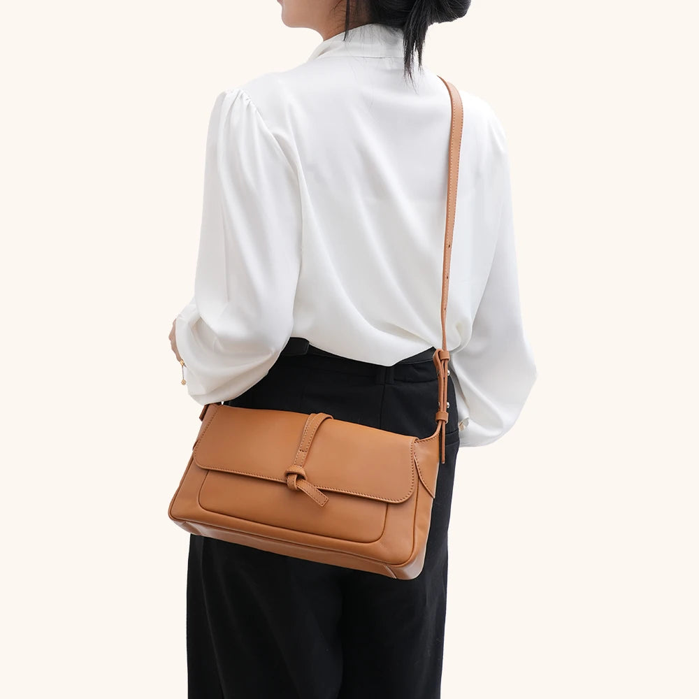 Latch Knot Shoulder Bag