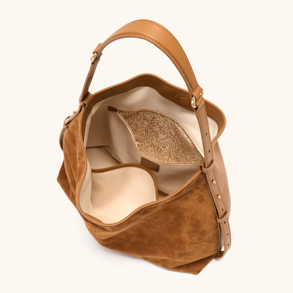 Fulfill Double-Faced Suede Hobo