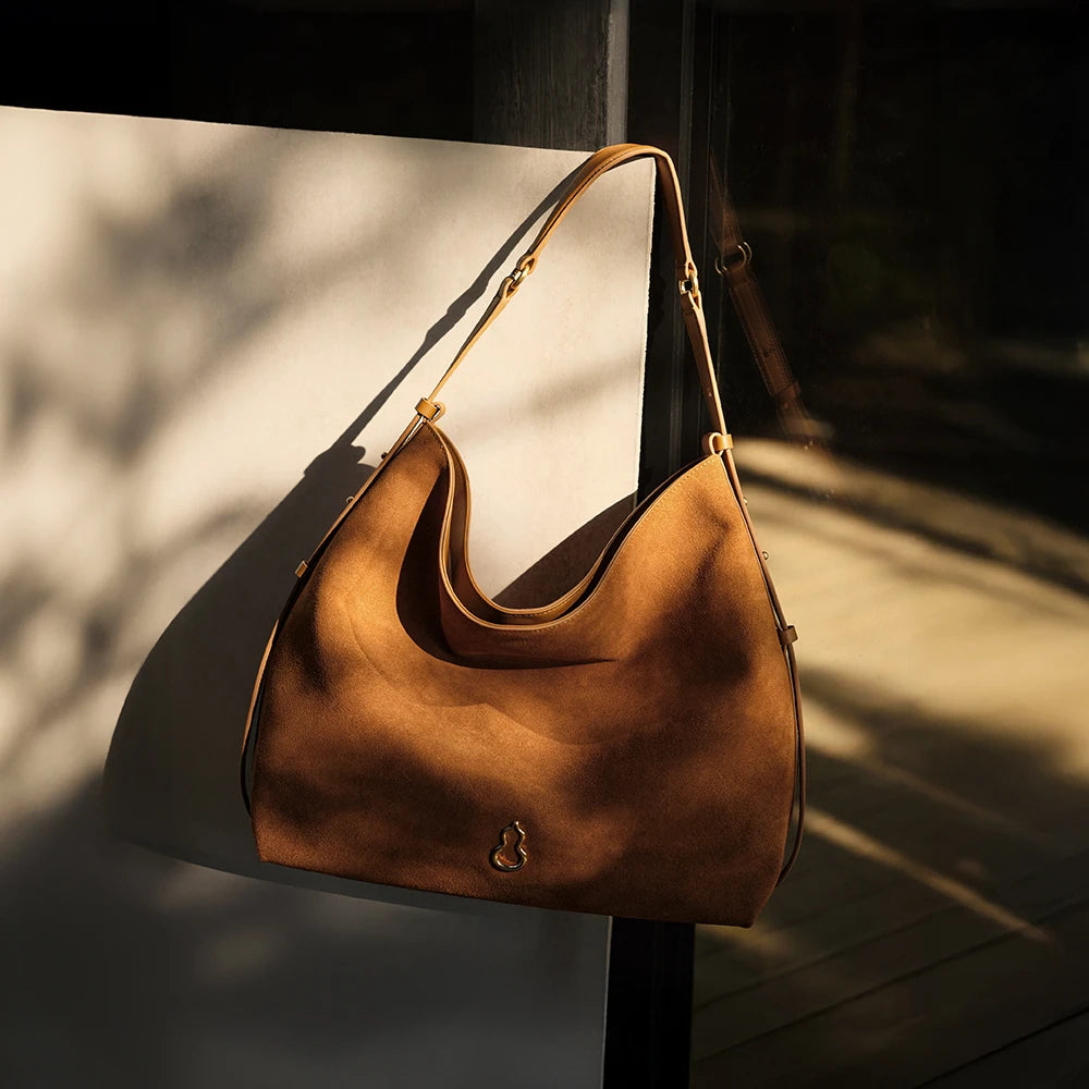 Fulfill Double-Faced Suede Hobo