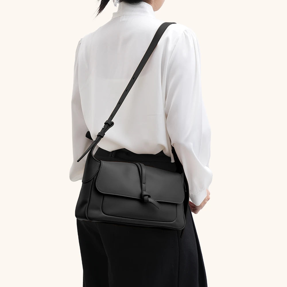 Latch Knot Shoulder Bag