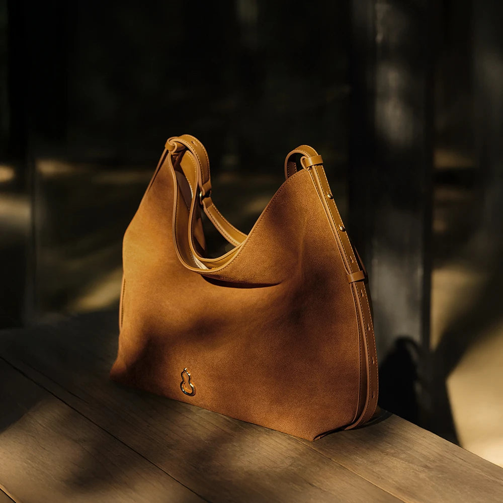 Fulfill Double-Faced Suede Hobo