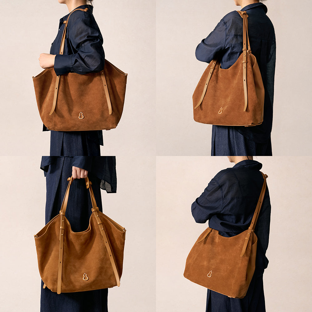 Fulfill Double-Faced Suede Tote