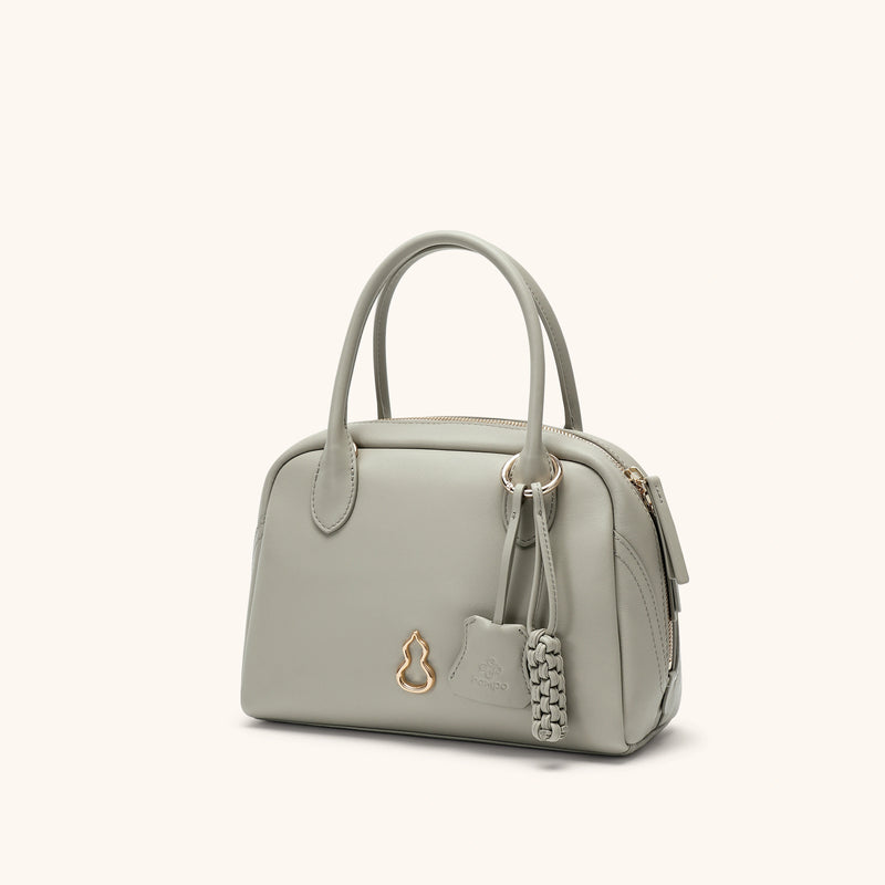 Side View of the Bampo Orb HandBag#color_moonstone-grey