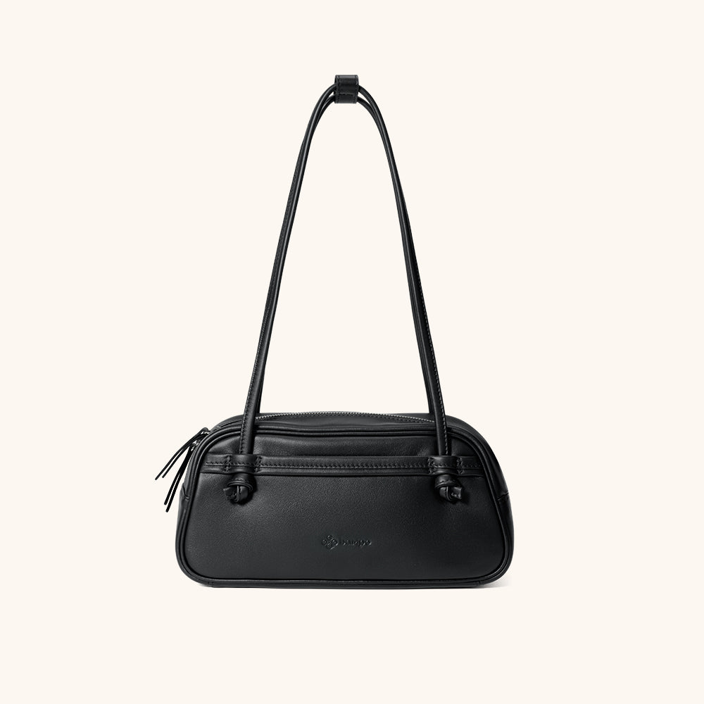 Back View of the Bampo Bowler Knot Bag