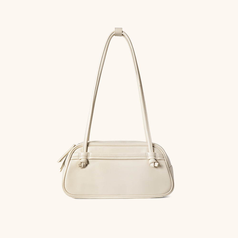 Front View of the Bampo Bowler Knot Bag