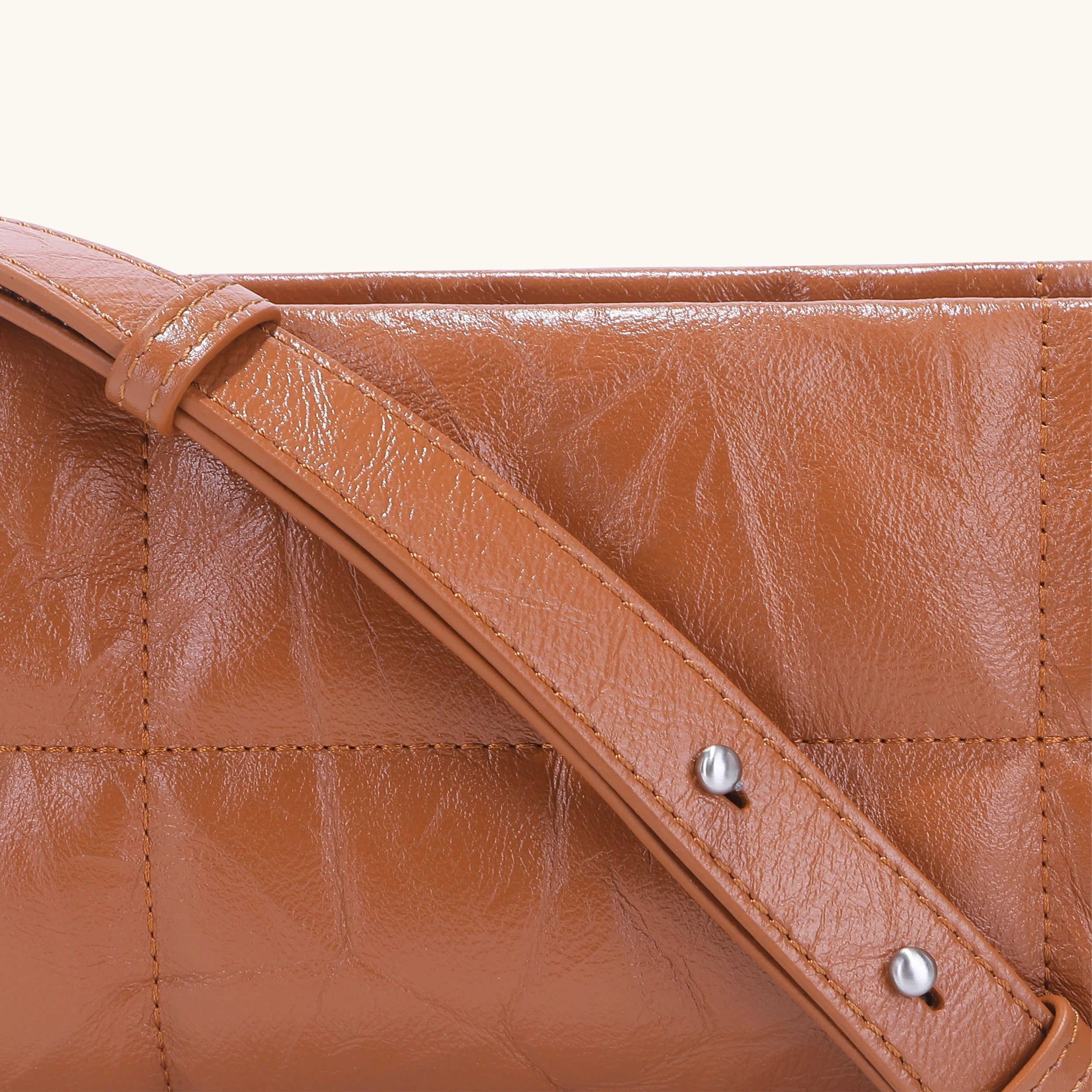 Details of the Bampo Crescent Shoulder Bag
