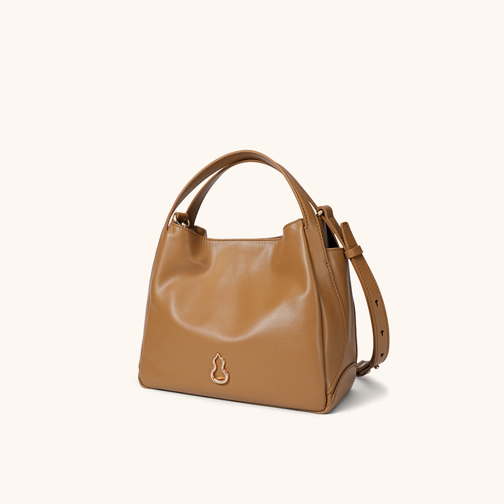 Side View of the Bampo Harmony Tote#color_toasted-hazel