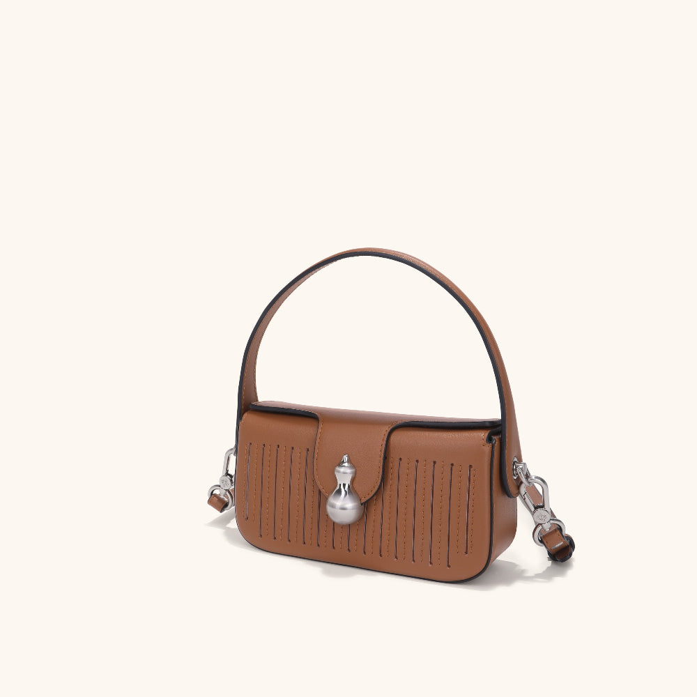 Bampo Latch Boxy Bag#color_fox-brown