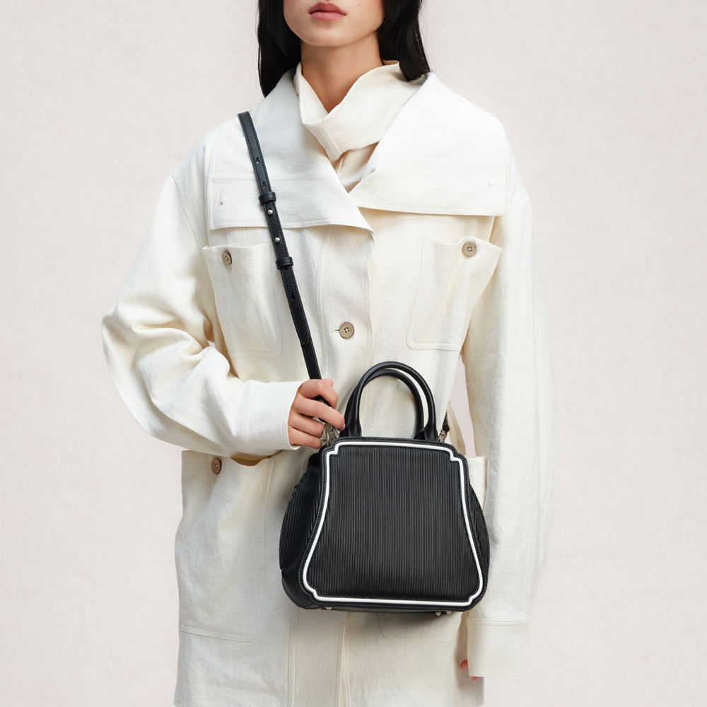 Bampo blank space handbag on model7