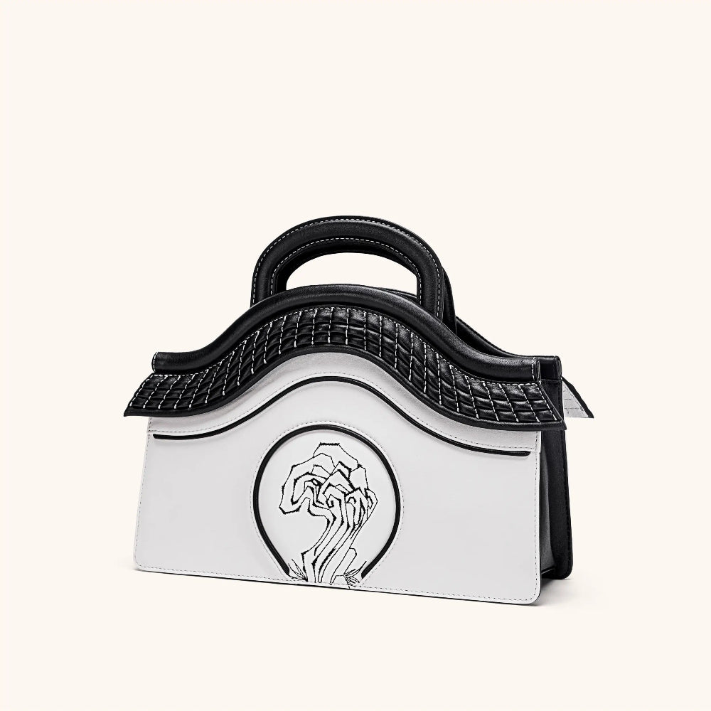 Side View of the Bampo Garden of Pleasance Handbag Deluxe Edition
