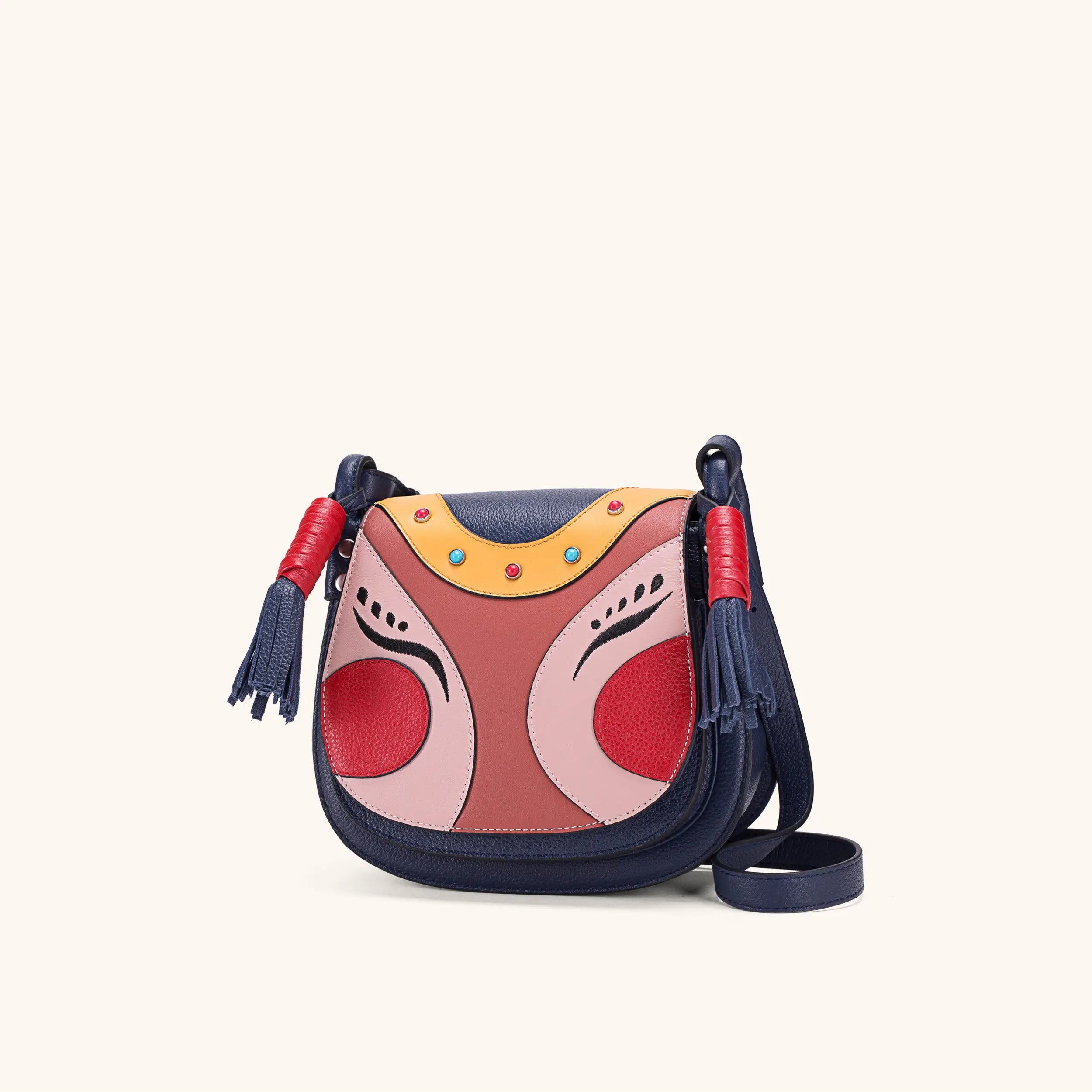 new year doll crossbody saddle bag | Bampo