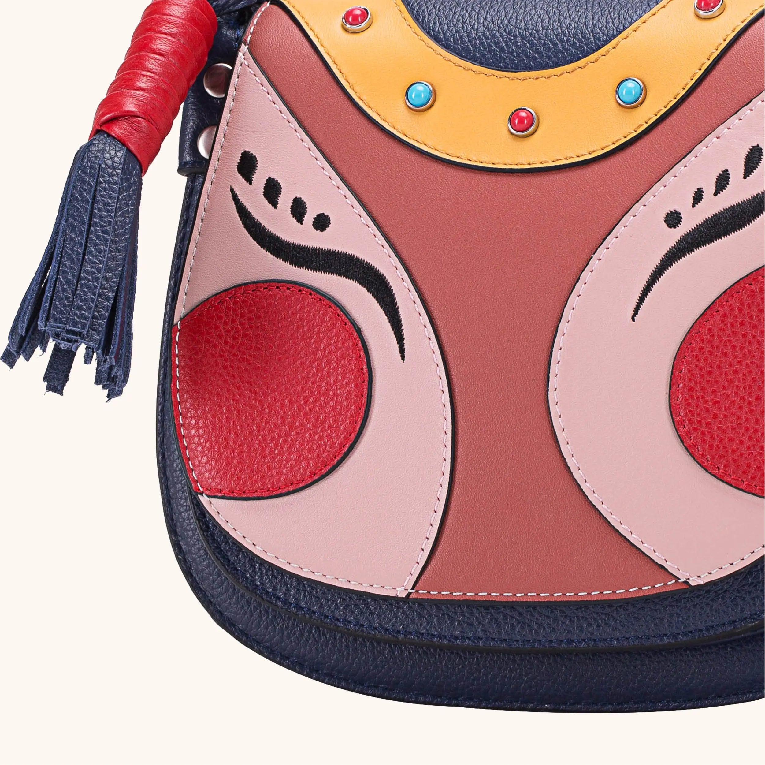 new year doll crossbody saddle bag | Bampo