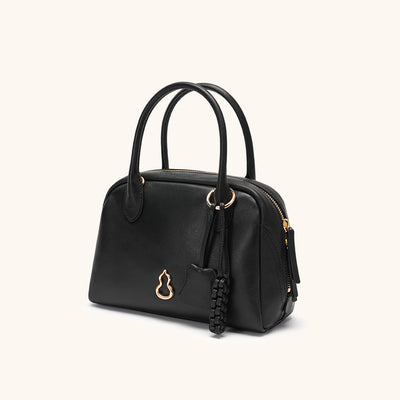 Bowler Wheat Charm Bag