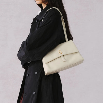 Small Swale Messenger Bag (Dong Hand-Crinkled Texture)