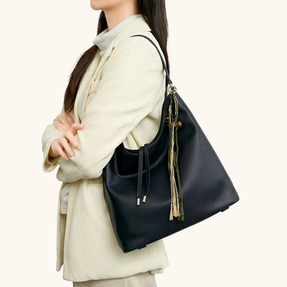 Fulfill Drape Bucket Hobo