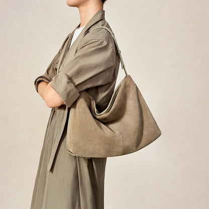 Flow Double-Faced Suede Hobo Drifting Cloud