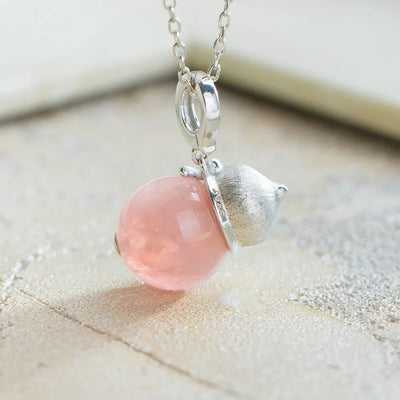 Hulu Rose Quartz Necklace