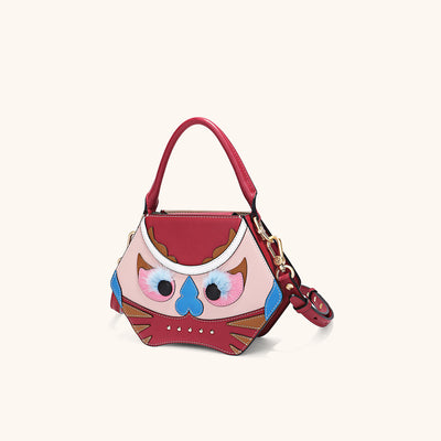 Bampo tiger pop small purse in red