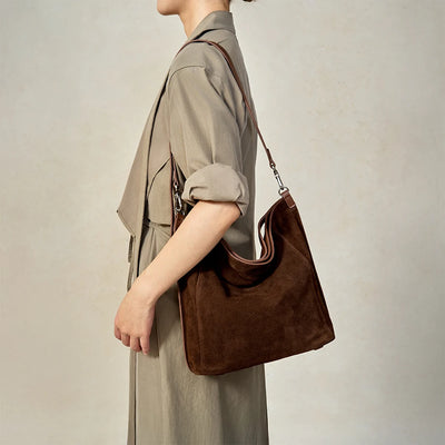 Fulfill Double-Faced Suede Bucket