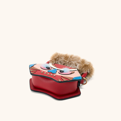 Tiger Pop Mini Purse in Red
