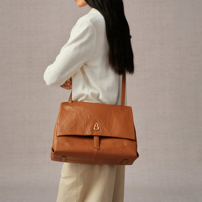Swale Messenger Bag (Dong Hand-Crinkled Texture)