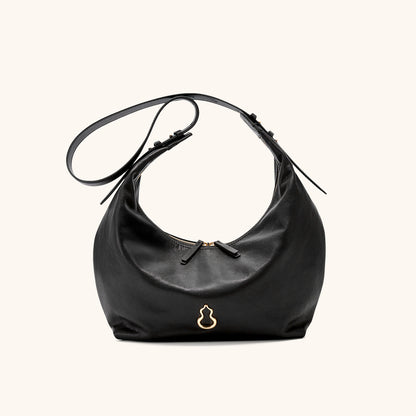 Large Flow Crescent Bag (Vegetable-Tanned)