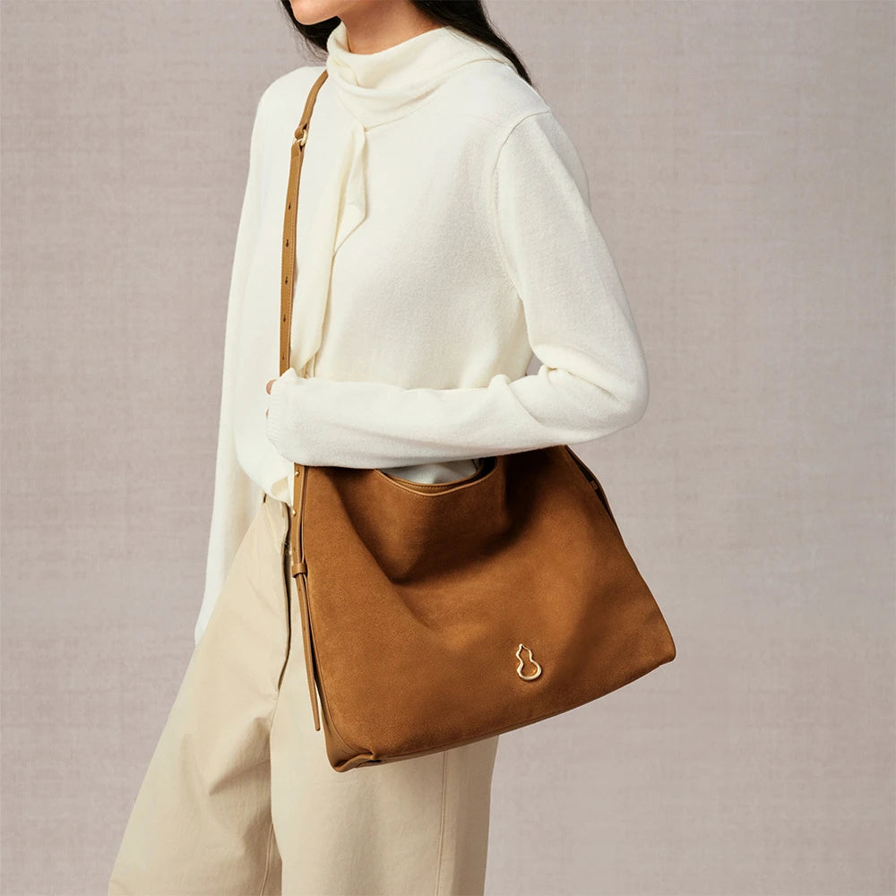 Fulfill Double-Faced Suede Hobo