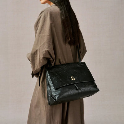 Swale Messenger Bag (Dong Hand-Crinkled Texture)