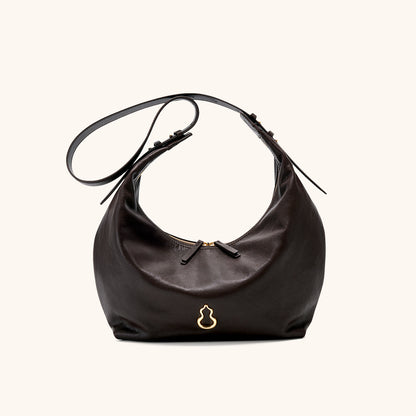 Large Flow Crescent Bag (Vegetable-Tanned)