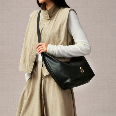 Large Flow Crescent Bag (Vegetable-Tanned)