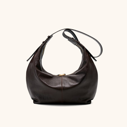 Large Flow Crescent Bag (Vegetable-Tanned)