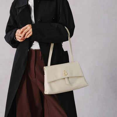 Small Swale Messenger Bag (Dong Hand-Crinkled Texture)