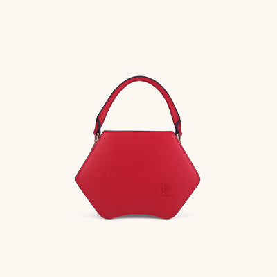Bampo tiger pop small purse in red