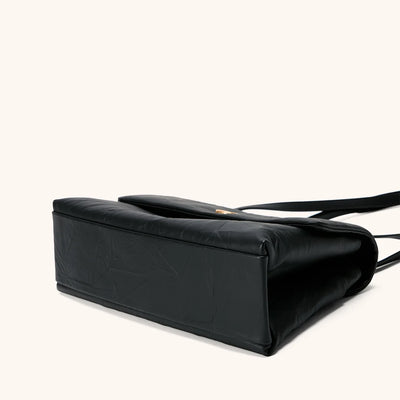 Small Swale Messenger Bag (Dong Hand-Crinkled Texture)