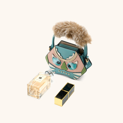 Tiger Pop Mini Purse in Blue