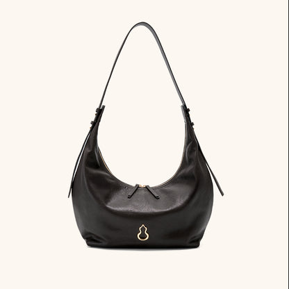 Large Flow Crescent Bag (Vegetable-Tanned)