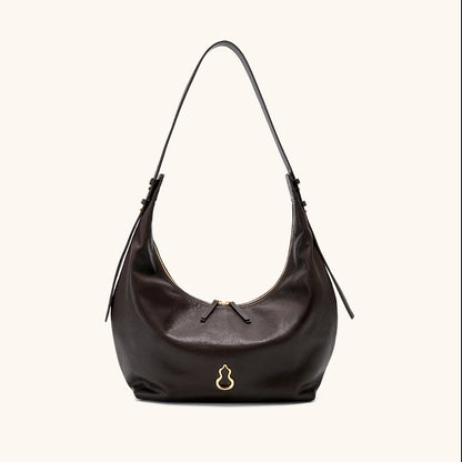 Large Flow Crescent Bag (Vegetable-Tanned)